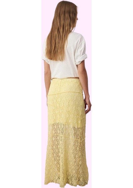 Kadın Yazlık Örme Etek Maxi Boy A Line Kalıp Rahat Günlük Hafta Sonu Yaz Aylarının Vazgeçilmezi modelleri