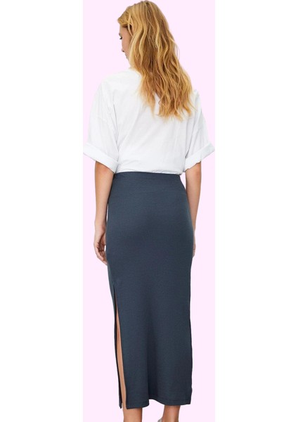 Kadın Beli Lastikli Maxi Etek Yumuşak Pamuklu Nefes Alabilir Yazlık Yaz Aylarının Vazgeçilmezi modelleri