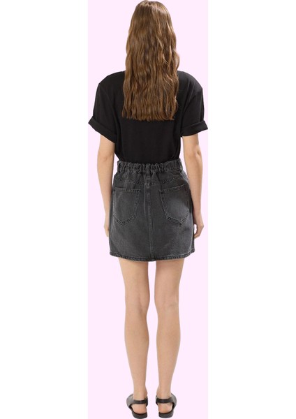 Kadın Denim Mini Etek A Line Kalıp Pamuk Günlük Şıklık Hafta Sonu Yaz Aylarının Vazgeçilmezi modelleri