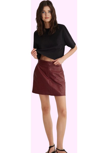 Kadın Dokuma Mini Etek Yüksek Bel A Line Kesim Şık Gece Kombinleri Yaz Aylarının Vazgeçilmezi