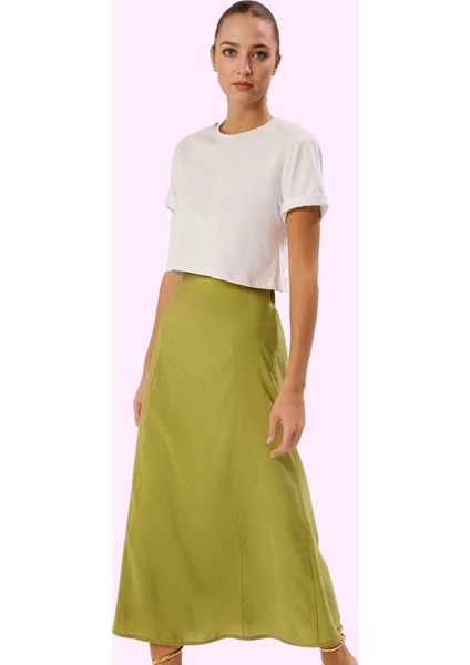 Kadın Renk Casual Maxi Etek 85% Modal 15% Polyester Yazlık Günlük Kullanım Kaliteli Malzeme fiyatları