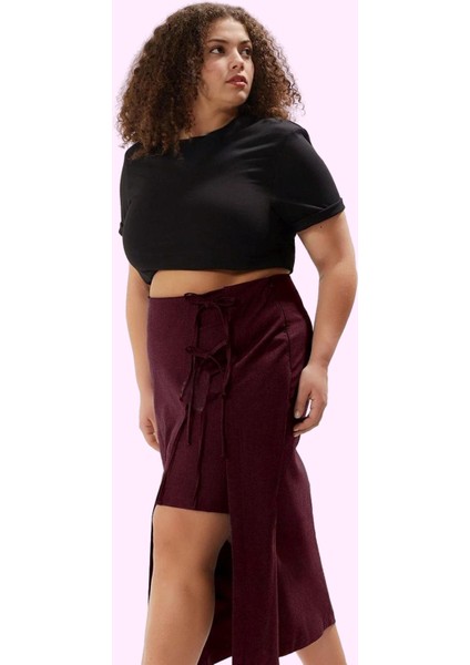 Kadın Büyük Beden Etek Fiyonk Detaylı Günlük Kullanım Için Hafta Sonu Yaz Aylarının Vazgeçilmezi fiyatları