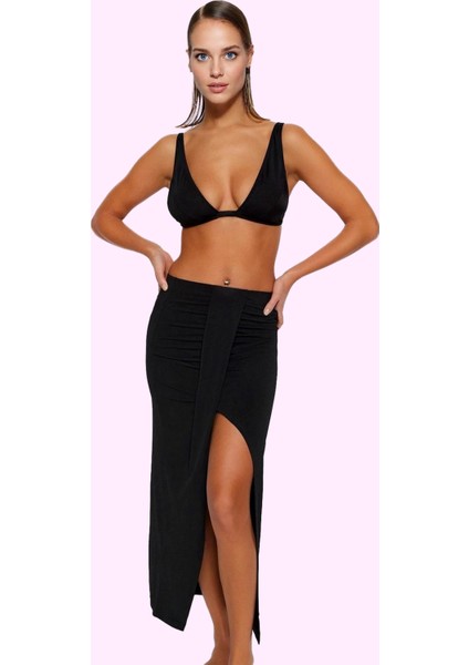 Kadın Yazlık Maxi Etek Sarong Plaj Eteği Rahat ve Şık Tasarım Günlük Kullanım Kaliteli Malzeme