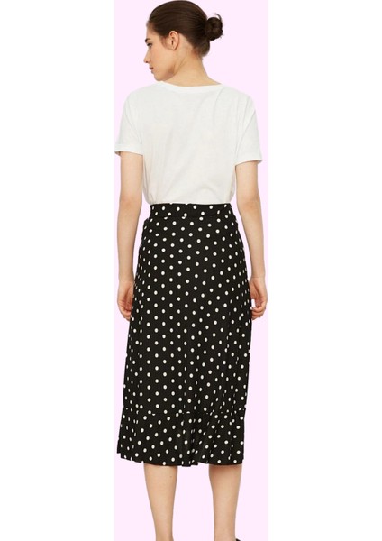 Kadın Skater Kalıp Midi Etek Renk Çiçek Desenli Yazlık Model Günlük Kullanım Modern Tasarım modelleri