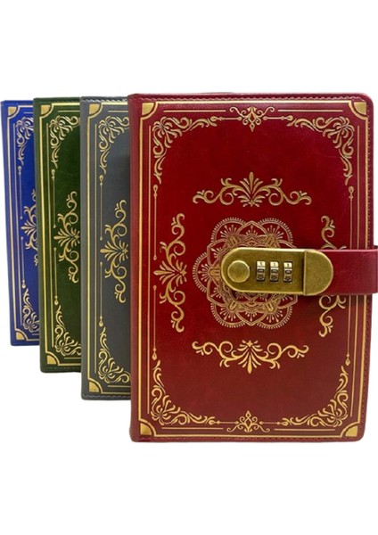 Özel Tasarım Şifreli Deri Defter