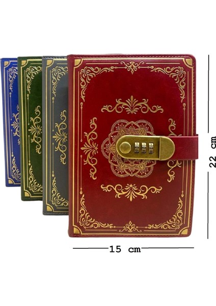 Özel Tasarım Şifreli Deri Defter fiyatları