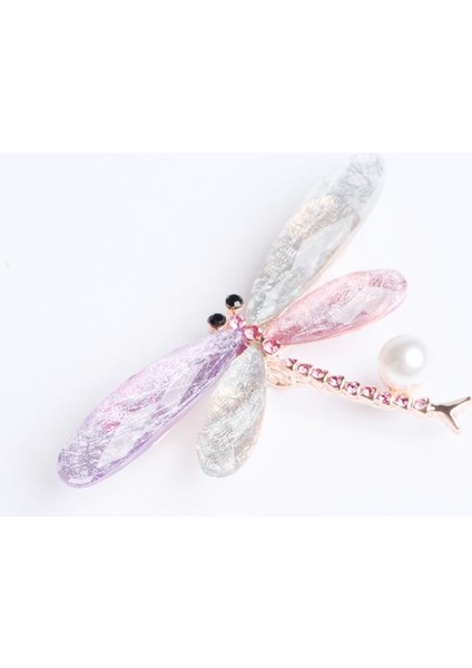 Pembe Yusufçuk Figürlü Incili Broş fiyatları