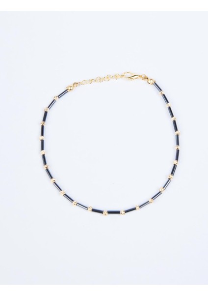 Altın Rengi Boncuk Detaylı Zarif Halhal fiyatları