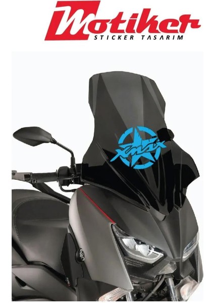 Yamaha Xmax Ön Cam Yıldız Sticker Etiket Model fiyatları