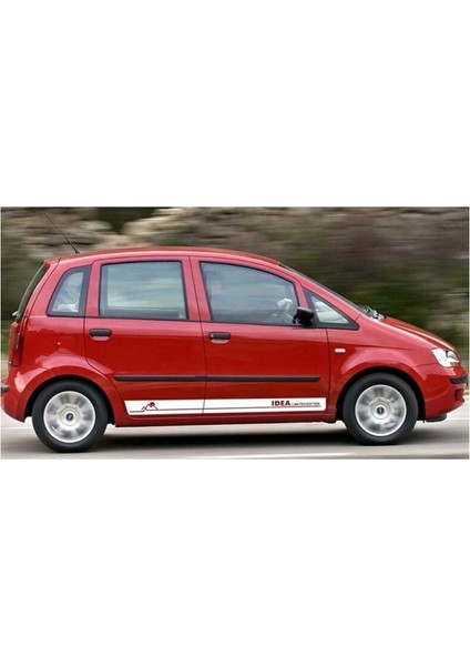 Yb Fiat Idea Yan Kapı Şerit Sticker Etiket Modeli