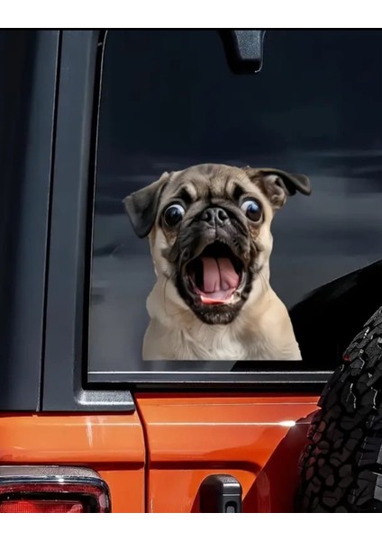Pug Araba,laptop,için Dayanıklı,eğlenceli Sticker fiyatları