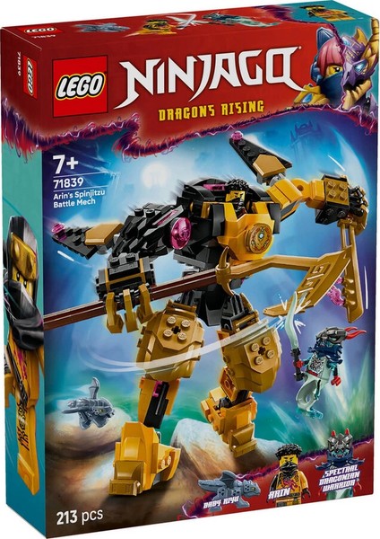LEGO Nınjago Arin'in Spinjitzu Savaş Robotu modelleri
