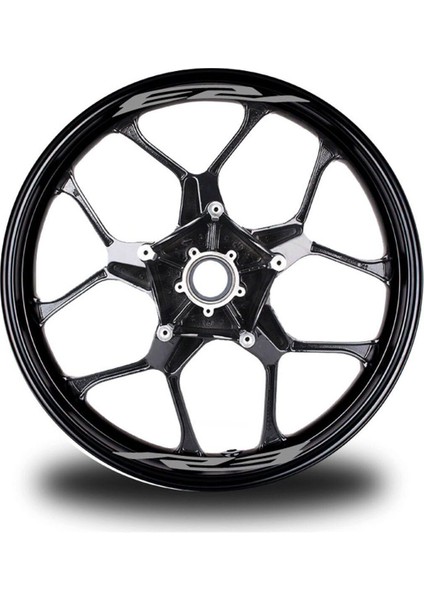 R3 Yazılı 8li Jant Içi Yazı Sticker Etiket