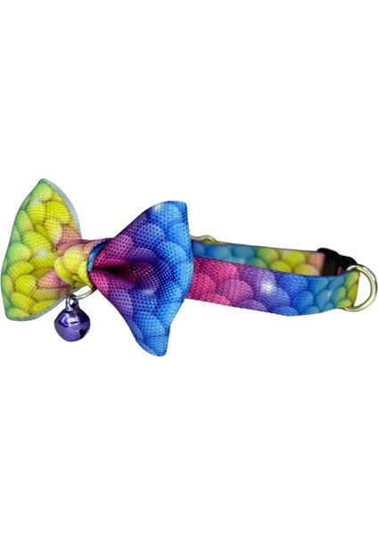 Papyonlu Kedi Boyun Tasmas 3 Lü Set Papyonlu Zilli 17-30 cm Ayarlanabilir Kedi Papyon Fiyonk modelleri