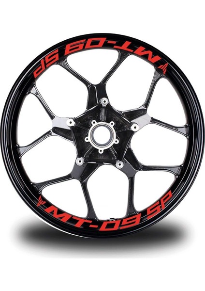 Mt-09 Sp Yazılı 8'li Uyumlu Jant Içi Yazı Sticker Etiket Modeli