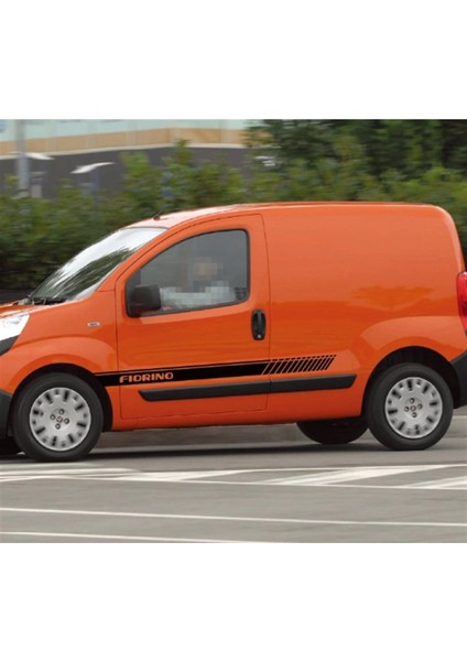 Fiat Fiorino Yan Kapı Şerit Sticker Etiket Modeli