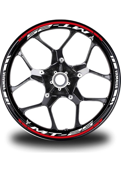 Gri Yamaha R1 Takım Jant Sticker Etiket