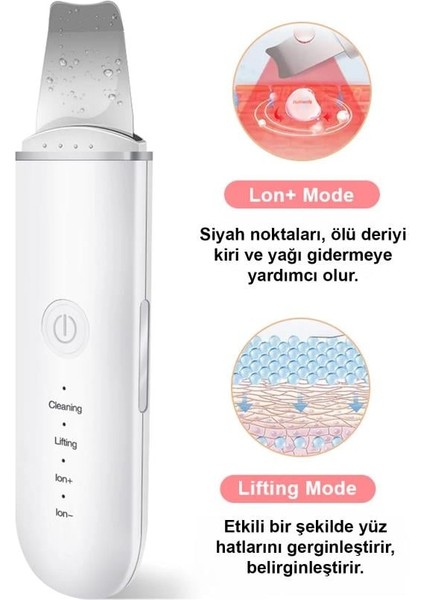 Şarjlı Siyah Nokta Temizleme Cihazı Spatula Titreşimli Siyah Nokta Gözenek Temizleyici modelleri