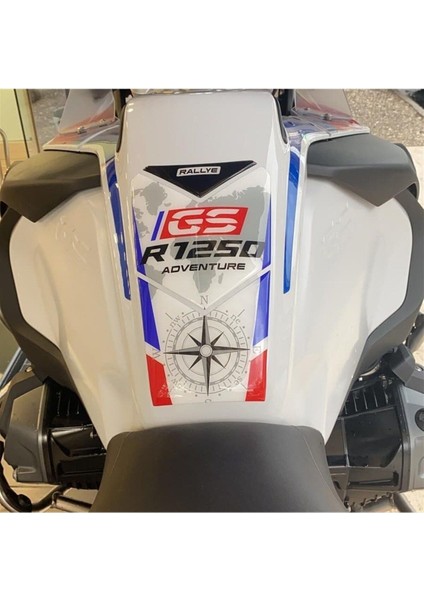 Bmw R1250 Gs Beyaz Tank Pad Damla Sticker Etiket Modeli