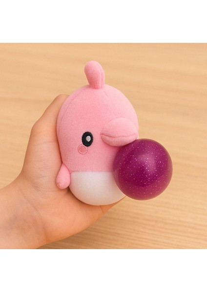 Plush Bubble Yumuşak Baloncuklu Asorti Hayvanlar - Sıkınca Ağızdan Balon Çıkıyor Seri Model 12