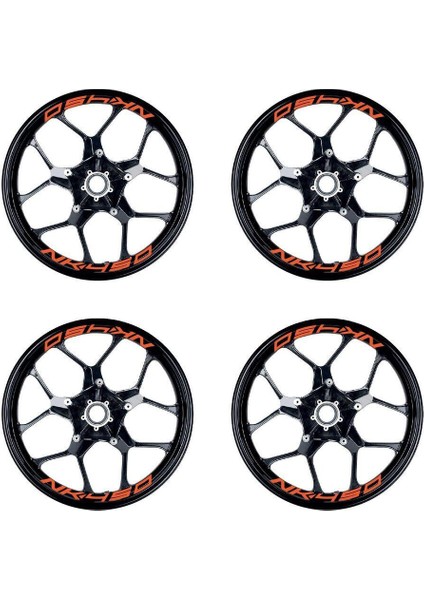 Yb Neon Turuncu Cfmoto 450NK Yazılı 8 Li Jant Içi Yazı Sticker fiyatları