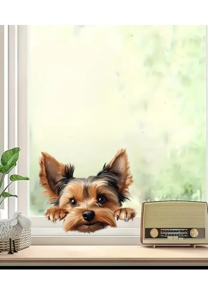 Yorkshire Terrier Eğlenceli, Yapışkanlı Araba, Laptop Sticker