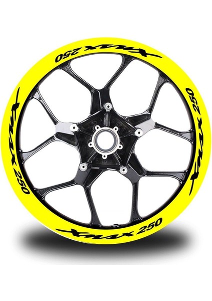 Xmax 250 Yazılı 16LI Jant Içi Yazı Sticker Etiket
