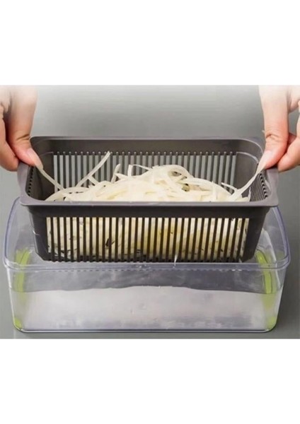 Veggie Slicer Sebze Doğrayıcı 14 In 1 Mutfak Şefi Parçala Dilimle Doğra Rendele fırsatları