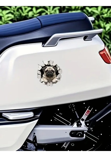 Pug Sevimli,eğlenceli Araba,laptop Sticker fiyatları