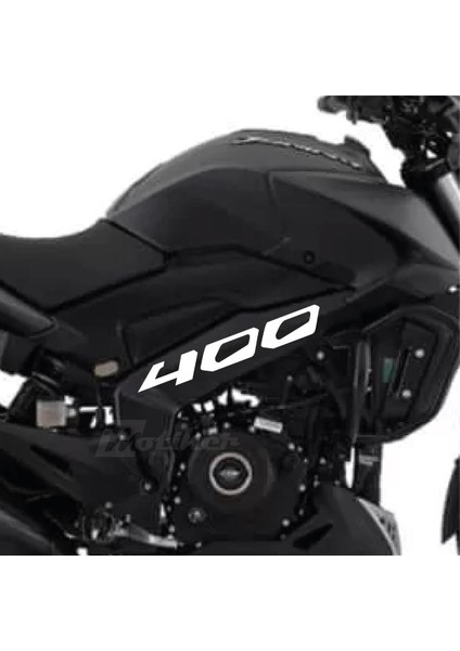 Bajaj Dominar Beyaz 400 Yazı Sticker Etiket Modeli modelleri