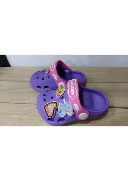 Yeni Sezon Rahat Taban Figürlü Cross Kız Çocuk Terlik modelleri