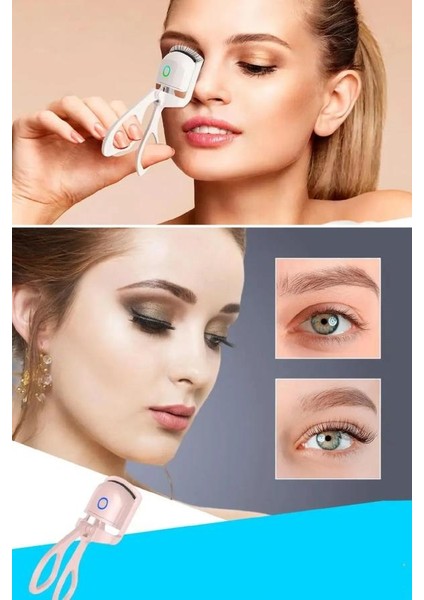 Şarjlı Isıtmalı Elektrikli Kirpik Kıvırıcı 2 Modlu Sıcak Soğuk Kirpik Kıvırma modelleri