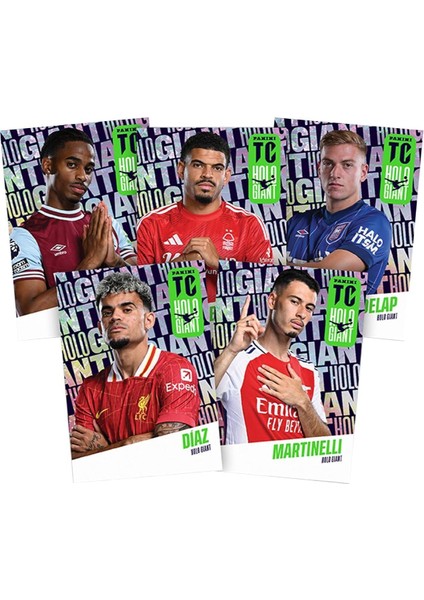 Panini Top Class 2025 Premier League Koleksiyon Futbolcu Kartları (24 Paket & 192 Adet Kart ) indirimleri