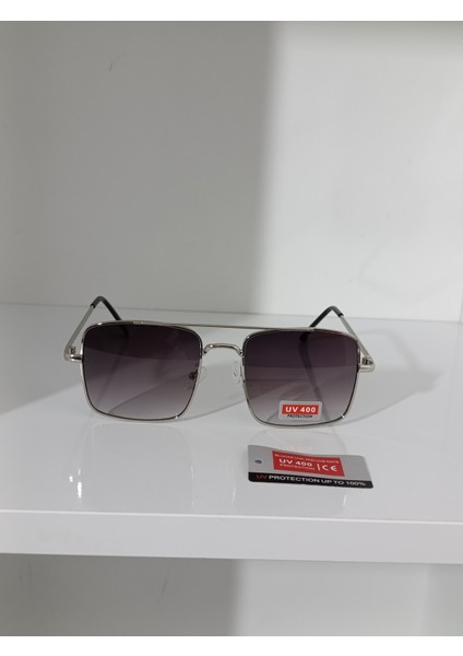 Kare Erkek Güneş Gözlüğü Siyah