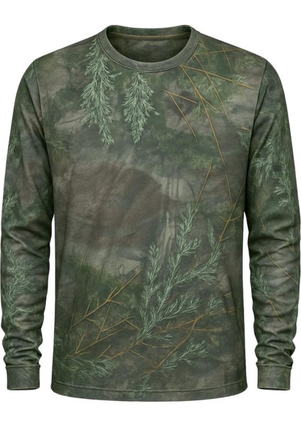 3D Adaçayı Desenli Micro Sweatshirt modelleri