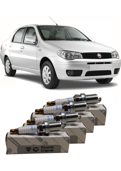 Lancia Fiat Albea 1.6 16V Buji Seti 4 Adet Lancia