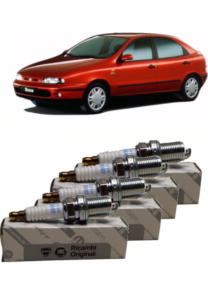 Lancia Fiat Brava 1.6 16V Buji Seti 4 Adet Lancia