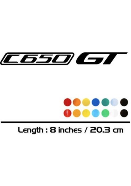 Bmw C 650GT Yan Ön Grenaj Sticker Etiket Model fiyatları