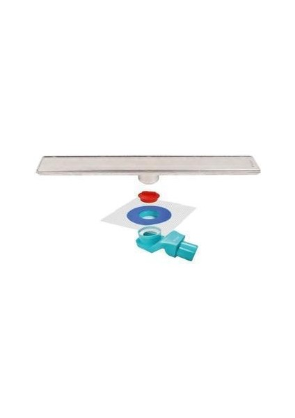 Line 6 Plain 50 cm Izgaralı Krom Duş Kanalı 1156-1035000-01