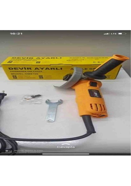 İyisi Yok Devir Ayarlı Çift Metal Şanzuman Avuç Içi Taşlama Makinesi Sarı fırsatları