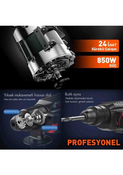 İyisi Yok 2-28 Kırıcı Delici Hilti Matkap Metal Şanzıman 3600 5.9 Joule Profesyonel 5 Parça indirimleri