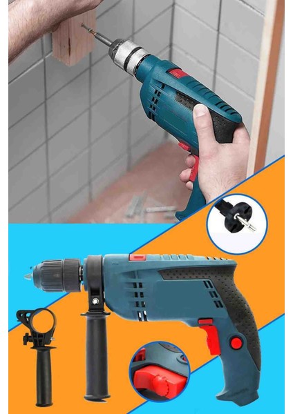 İyisi Yok 13 mm Elektrikli Matkap 750-1000W indirimleri