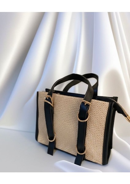 Hasır Uzun Askılı Kadın Omuz Çantası