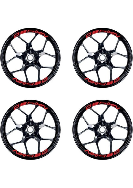 Kırmızı Cfmoto 450NK Yazılı 8 Li Jant Içi Yazı Sticker fiyatları