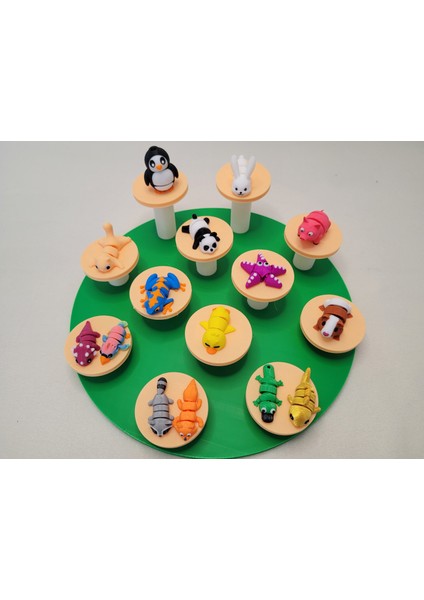 Hareketli, Renkli, 15 Adet Çeşitli Hayvan Figürleri 4 cm Eğlenceli Oyuncak fiyatları