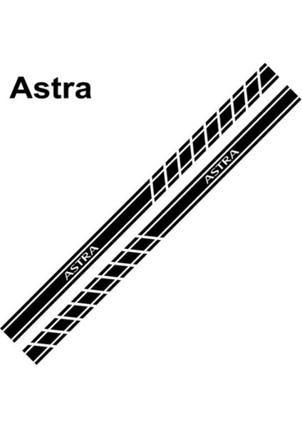 Opel Astra Yan Kapı Yazılı Sticker Etiket Modeli fiyatları