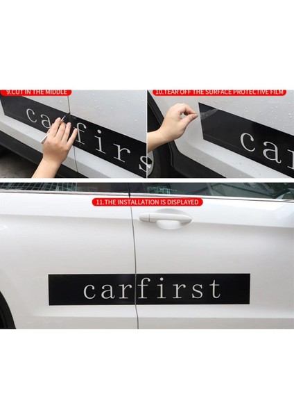 Audi Yan Kapı Kesikli Şerit Sticker Etiket Modeli fiyatları