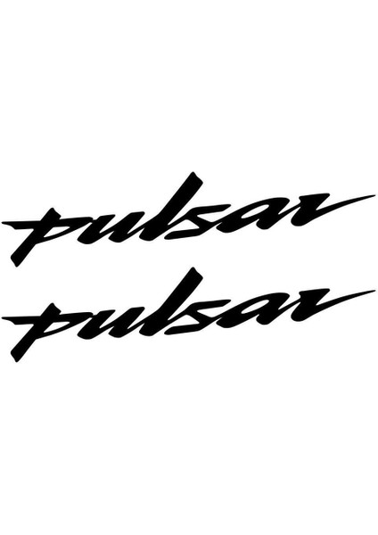 Pulsar Yazılı Sticker Etiket Modeli