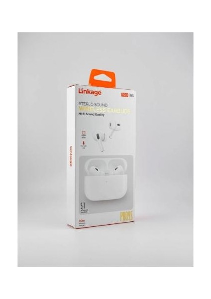 PRO9S Kablosuz Bluetooth Kulaklık | Hi-Fi Stereo Ses | 5.1 Sürüm | Cvc 8.0 Mikrofon | 200MAH Şarj Kutusu