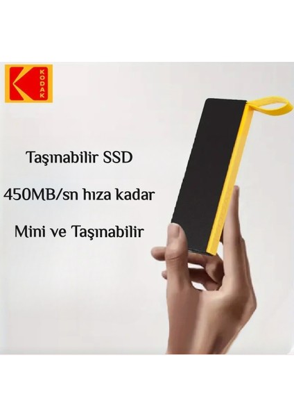 256Gb. 450Mb/s Yüksek Hızlı Usb Flash Bellek Type-C ve Usb 3.2 Kablo Dahil 2'si 1'Arada Ultra Hızlı Yeni Nesil Son Teknoloji Orjinal